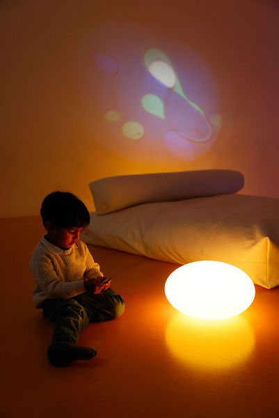 Beleuchteter Kiesel Beleuchteter Kiesel