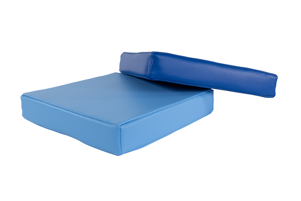 KITAEINKAUF Sitzkissen-Set, Kunstleder, Unifarben, 5 cm Höhe, 10 Stück