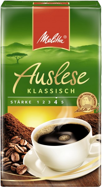 Kaffee, gemahlen Melitta Auslese, 500g Kaffee, gemahlen Melitta Auslese, 500g