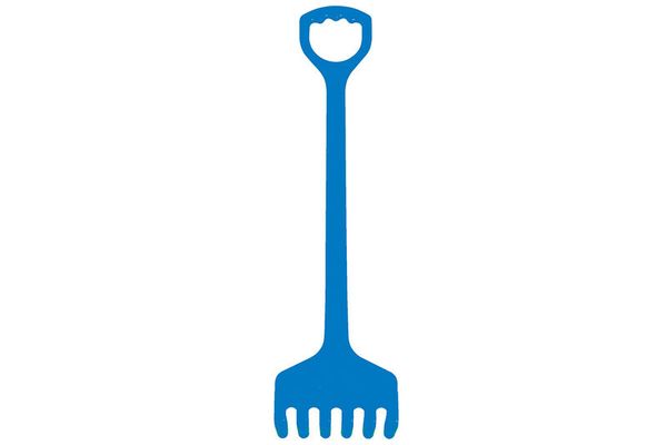 Grillzange, Küchenwerkzeug, Gartenwerkzeug, Kunststoffgriff, blau