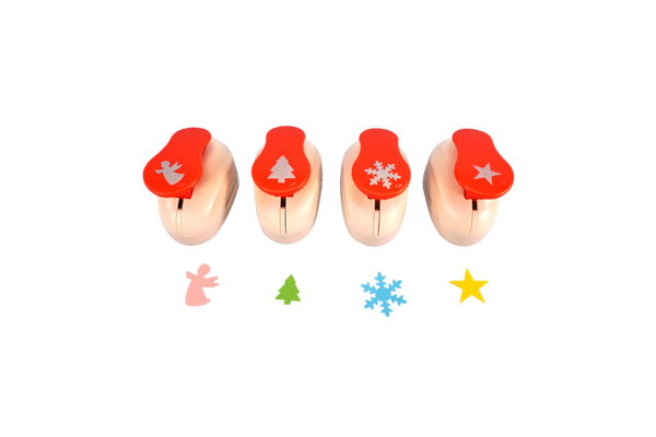 Motivstanzer & Konfettilocher, Winter, 4 Stück, Motiv ca. 3,8cm Motivstanzer & Konfettilocher, Winter, 4 Stück, Motiv ca. 3,8cm