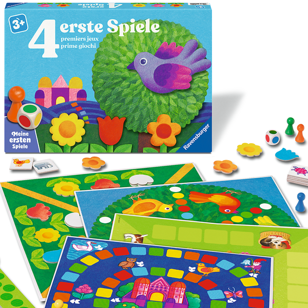 RAVENSBURGER 4 erste Spiele, 3-7 Jahre