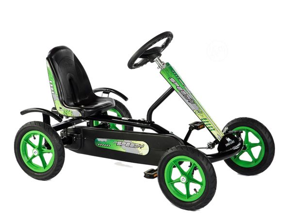 Karten-Kart, Kinderwagen, Go-Kart, Pedal-Kart, Grün