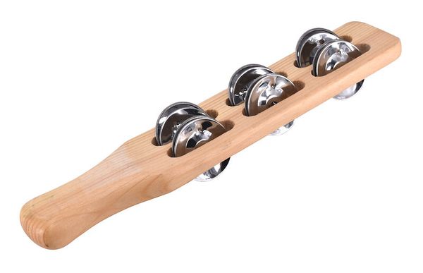 Holzrahmen-Teigrollen, Tamburin-Halter, Jingle-Ringe?, Kinne?, Rhythmische Instrumente