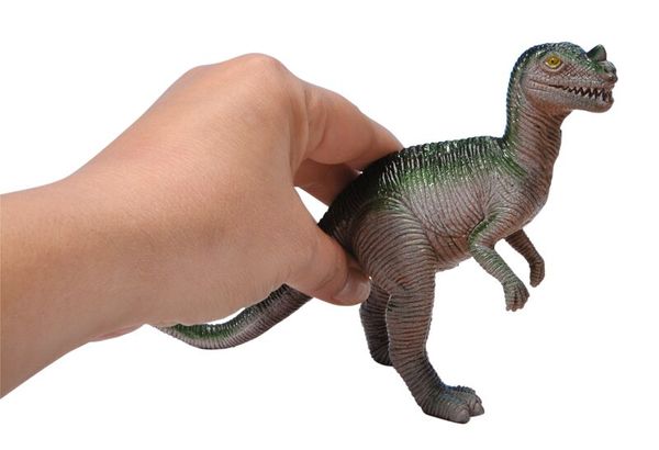 Spielzeug, Dinosaurier, Kunststoff, grün, Beweglich