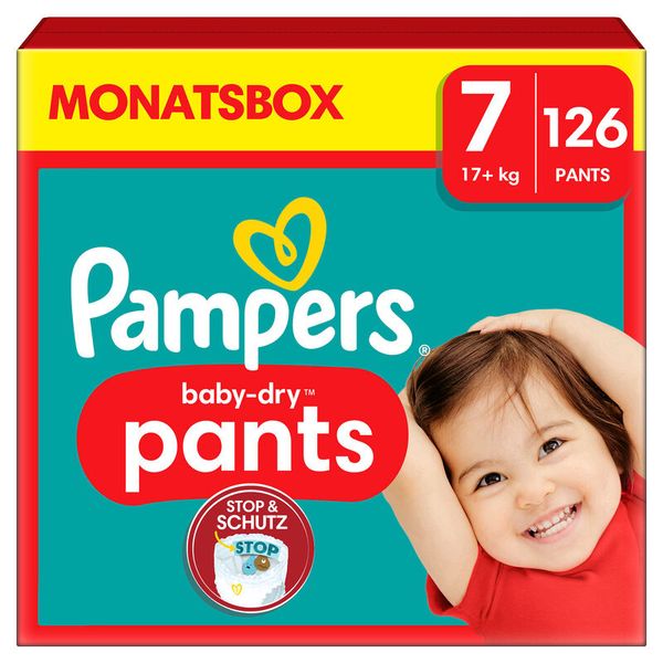 PAMPERS Baby Dry Pants Gr. 7, Extra Large 15+ kg, (verschiedene Verpackungsgrößen)