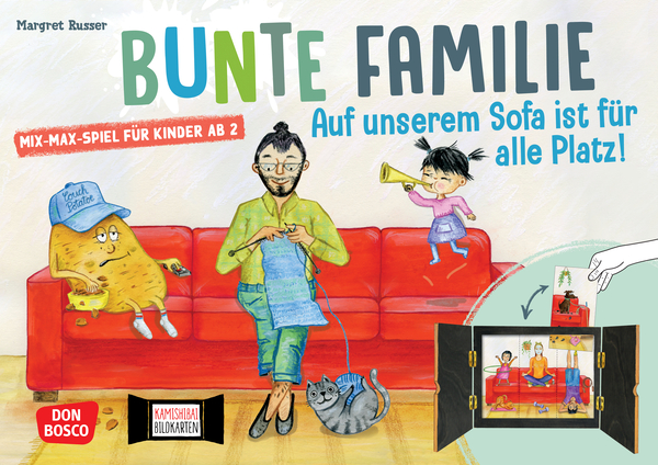 Kamishibai Bildkartenset - Bunte Familie: Auf unserem Sofa ist für alle PlatzMix-Max-Spiel Kamishibai Bildkartenset - Bunte Familie: Auf unserem Sofa ist für alle PlatzMix-Max-Spiel