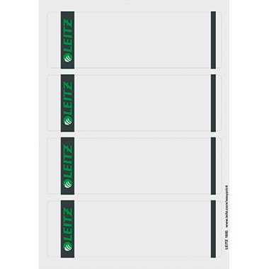 Leitz Ordneretikett kurz/breit, selbstklebend, 100 Stück Leitz Ordneretikett kurz/breit, selbstklebend, 100 Stück