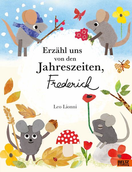 Kinderbuch, Mäuse, Jahreszeiten, Bunte Illustration, Frederick