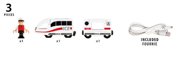 BRIO ICE Reisezug mit Akku, ab 3 Jahre BRIO ICE Reisezug mit Akku, ab 3 Jahre