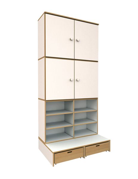 Schrank, Schrankwand, Regal, Küche, Pull-out-Schubladen