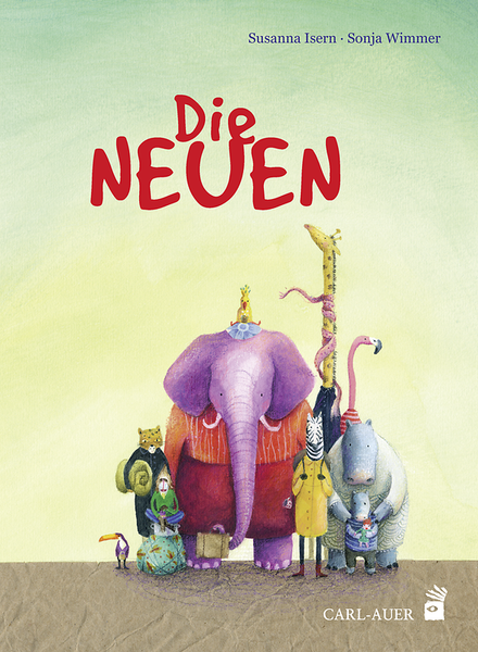 Kinderbuch, Elefantenfamilie, Farbenfroh, Tierfiguren, Puppenillustration