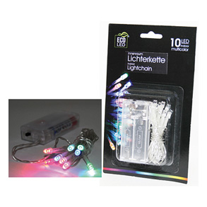 LED Lichterkette bunt, 10 LEDs LED Lichterkette bunt, 10 LEDs