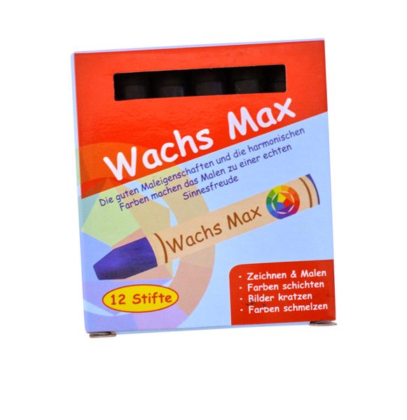 Wachsmax Wachsmaler, 12 Stück, Farbe wählbar (SONDERANGEBOT)