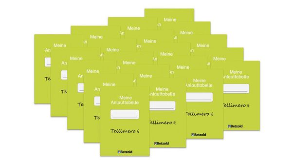 BETZOLD Tellimero Anlauttabelle - Klassenset, inkl. 2 Tellimero Stifte