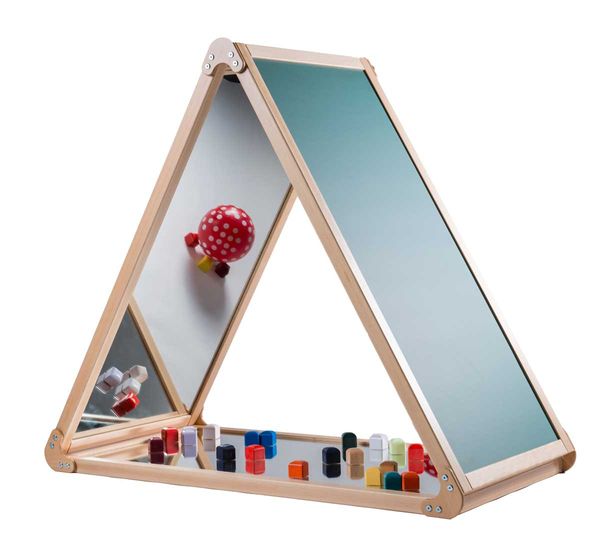 BasicPlus Spiegelzelt, 105 x 60 cm, Außenseite Tafel und Buche Dekor BasicPlus Spiegelzelt, 105 x 60 cm, Außenseite Tafel und Buche Dekor