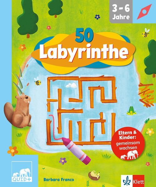 Labyrinth, Puzzle, Kinderbuch, Malen, Labyrinth