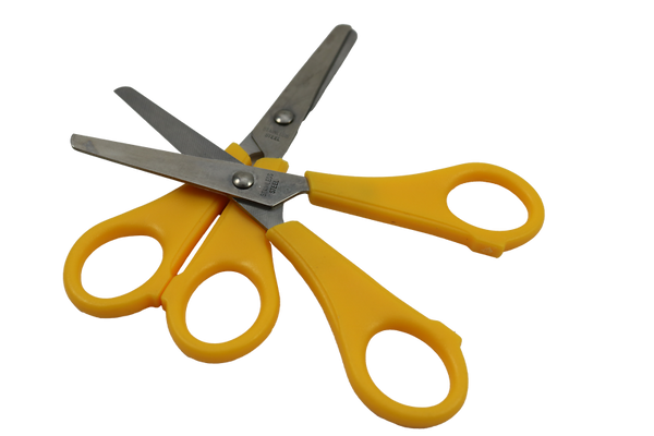 FOLIA Bastelschere rund, 12 Stück