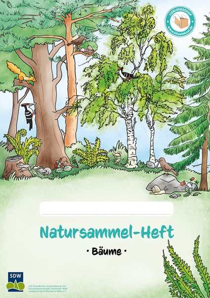 wald, bäume, nature, tiere, zeichnung