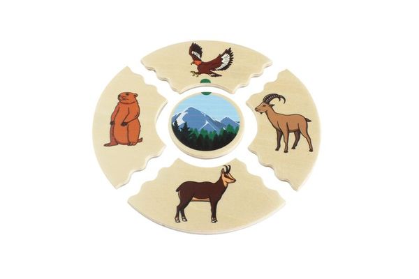 Nawito Puzzle - Tierwelten, 9 Puzzles mit je 5 Teilen, ab 4 Jahre Nawito Puzzle - Tierwelten, 9 Puzzles mit je 5 Teilen, ab 4 Jahre