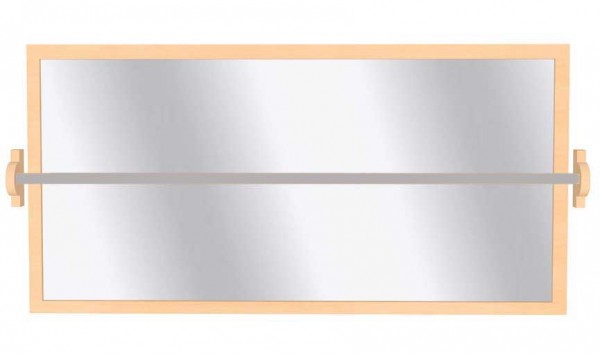 BasicPlus Lauflernspiegel inkl. Wandhalterung; Spiegel 160 x 80 x 4 cm