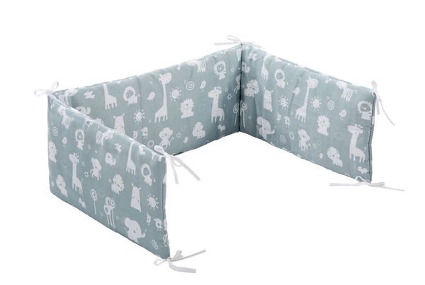 ALVI Bettnestchen Zootiere, puderblau, Baumwolle, (L) 180 cm ALVI Bettnestchen Zootiere, puderblau, Baumwolle, (L) 180 cm