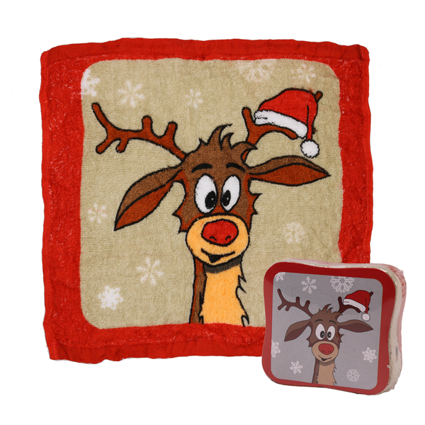 Weihnachtsdeko, Decke, Rentier, Santa Hat, Winter Muster