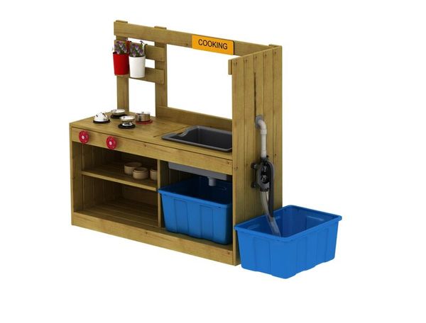 Outdoor-Spielküche mit Pumpe (LxBxH: 120 x 45 x 113 cm) Outdoor-Spielküche mit Pumpe (LxBxH: 120 x 45 x 113 cm)