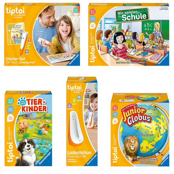 RAVENSBURGER KiGa-tiptoi®-Vorschulset, von 2 bis 5 Jahre RAVENSBURGER KiGa-tiptoi®-Vorschulset, von 2 bis 5 Jahre