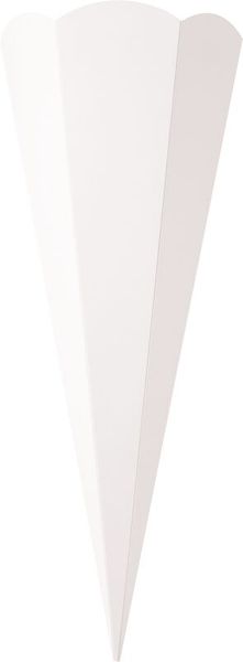 FOLIA Geschwister-Schultüten-Rohlinge, eckig, aus Fotokarton, 41 cm, 5 Stück, Farbe wählbar