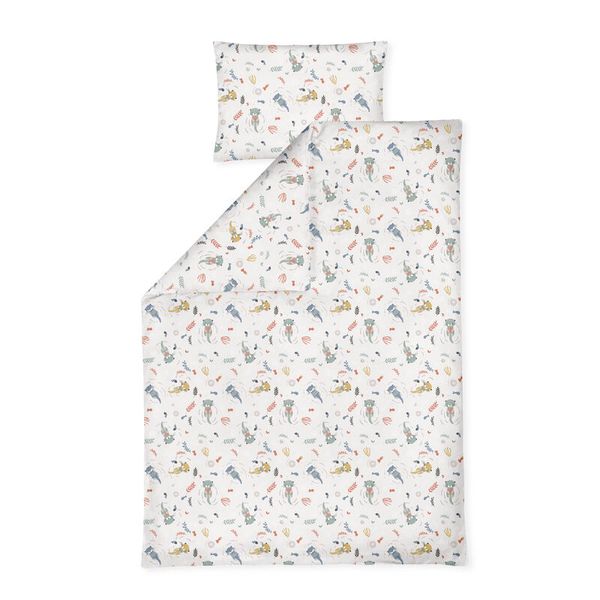 Kinderbettwäsche, Bettwäsche-Set, Muster, Tiere, Druck