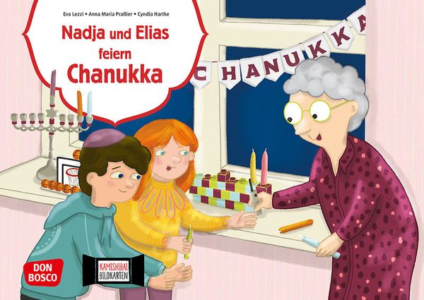 Hanukkah, Kreiselkerzen, Menora, Geschenke, Feierlichkeit