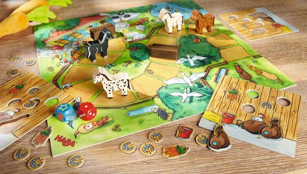 HABA Brettspiel Hoppe Reiter, 3 - 12 Jahre