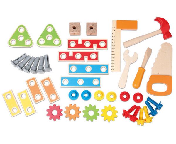 HAPE Werkbank inklusive Zubehör (35 Teile)