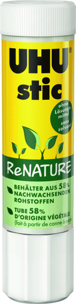 UHU Klebestift ReNature, 21g oder 40g wählbar UHU Klebestift ReNature, 21g oder 40g wählbar