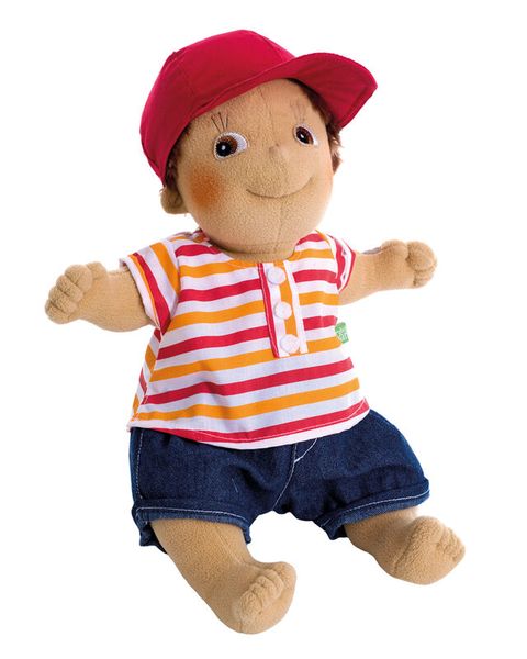 Plushie, Spielzeugfigur, Puppe, Fahrrad-/Casual-Outfit, Gestreiftes Shirt