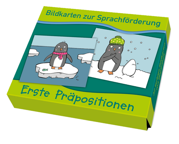 Pinguin, Schwimmring, Winter, Fotospielkarten, Erste Positionen