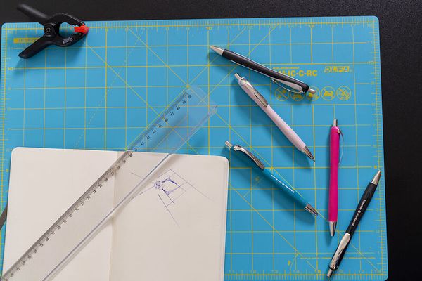 Schneider Kugelschreiber-Etui Slider Rave, 4 Stifte farbig sortiert, Mine in Blau