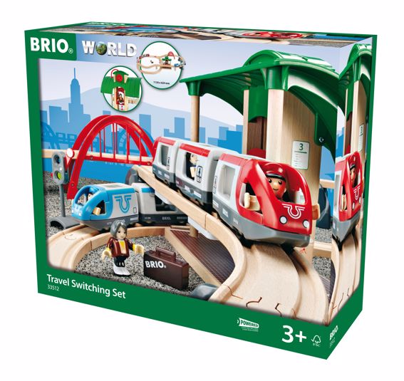 BRIO Großes Reisezuge-Set (42 Teile), ab 3 Jahre BRIO Großes Reisezuge-Set (42 Teile), ab 3 Jahre