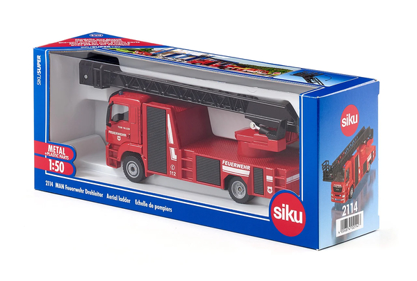 SIKU MAN Feuerwehr mit Drehleiter, ab 3 Jahre