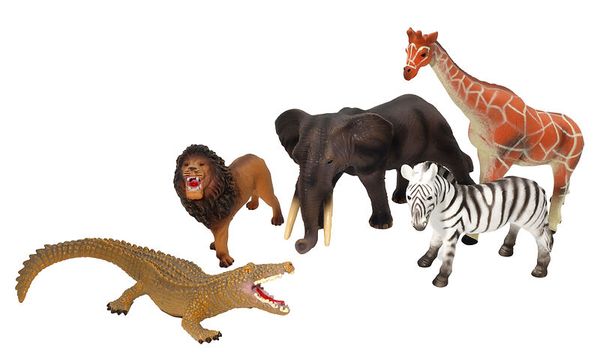 Soft Tiere Afrika - 5-teiliges Set mit 5 Tieren Soft Tiere Afrika - 5-teiliges Set mit 5 Tieren