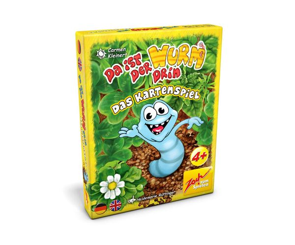 Würm Spiel, Kartenspiel, Kinderspiel, Wurm Cartoon, 4+ Jahre