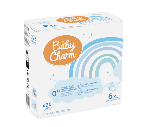 Baby, Charm, Windeln, Größe 6 XL, Mengenpackung