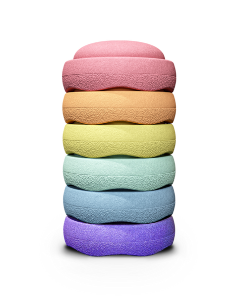 Stapelstein Original rainbow pastel, 6er Set Stapelstein Original rainbow pastel, 6er Set