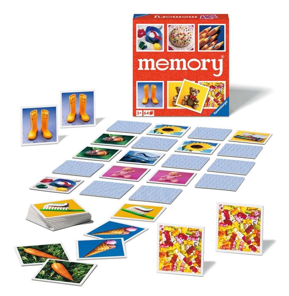 RAVENSBURGER Junior Memory, 64 Karten, ab 3 Jahre RAVENSBURGER Junior Memory, 64 Karten, ab 3 Jahre