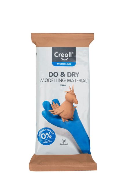 CREALL Do & Dry lufthärtende Modelliermasse, Terracotta, 500 g CREALL Do & Dry lufthärtende Modelliermasse, Terracotta, 500 g