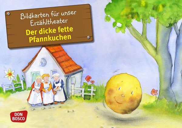 Kamishibai Bildkartenset - Der dicke fette Pfannkuchen Kamishibai Bildkartenset - Der dicke fette Pfannkuchen