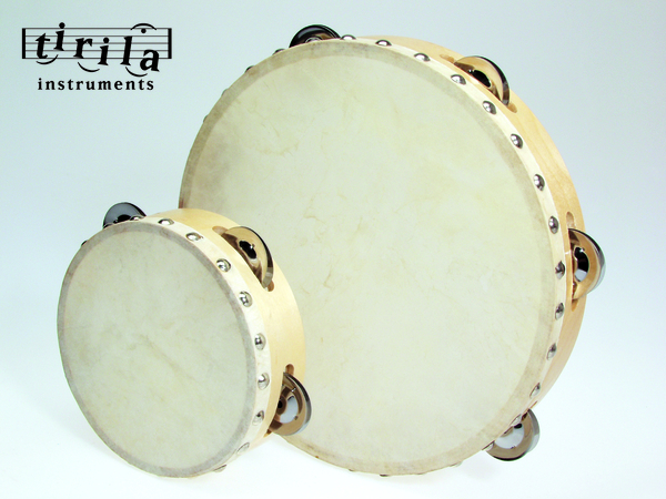 Schellen Tambourine Set, 15 + 25 cm 