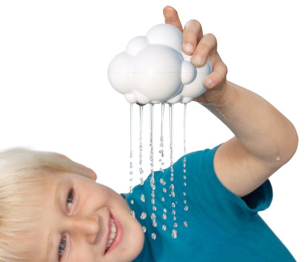Wasser Spielzeug, Wolken-Duschkopf, Kinderspielzeug, Wasserdicht, Kunststoff