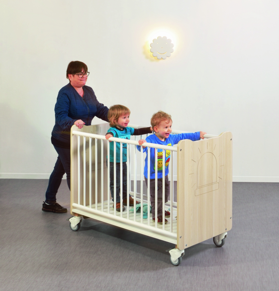 MATHOU Evakuierungsbett/ Kinderbett inkl. Matratze und Spannbettbezug